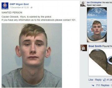 Sacan de Facebook la foto de un prófugo