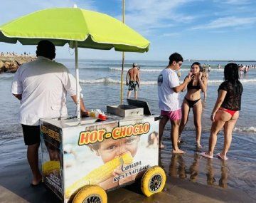 Cuánto cuesta un choclo en la playa en Mar del Plata