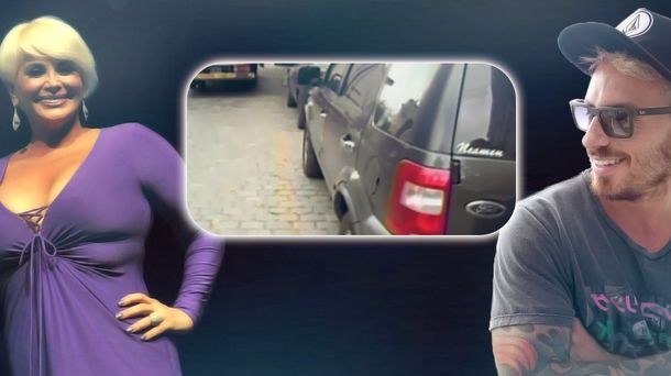 Fede Bal dejó el auto mal estacionado