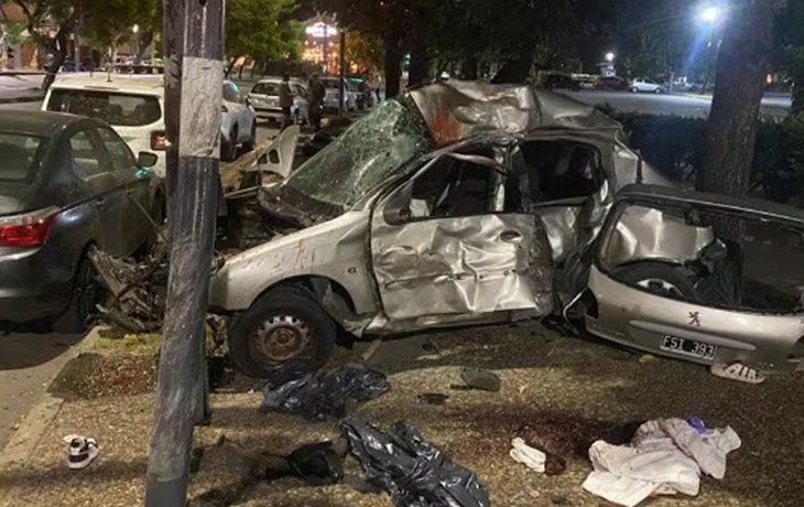 Picada fatal en Rosario: iba a 120 Km/h y atropelló y mató a una mujer y su hija