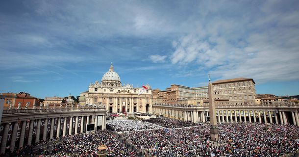 Vista panorámica del Vaticano