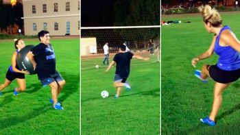 los ejercicios de rocio y maradona: entrenando con garra y amor los ejercicios de rocio y maradona: entrenando con garra y amor