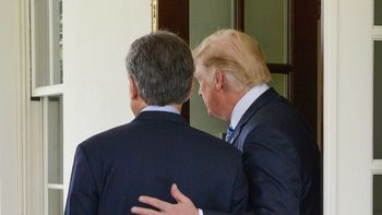 Mauricio Macri junto a Donald Trump en la Casa Blanca Mauricio Macri junto a Donald Trump en la Casa Blanca