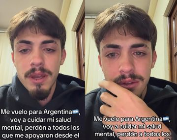 Dejó a su novia embarazada para ir caminando al Mundial pero decidió volver tras las críticas