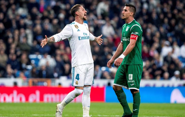 El referente Sergio Ramos, la imagen del fracaso madrileño