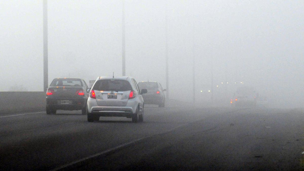 Precaución: escasa visibilidad por la niebla en los accesos a la Ciudad
