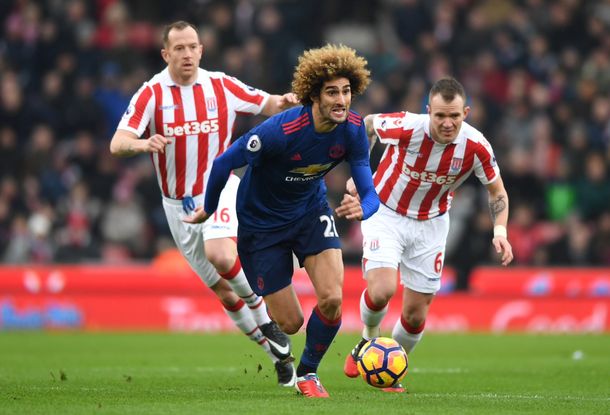 Stoke City contra el Manchester United - Crédito:&nbsp;@ManUtd