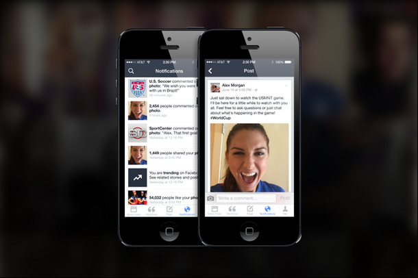 Facebook lanza una aplicación para que los famosos interactúen con seguidores