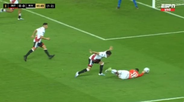 Polémica en Brasil: ¿era penal para Inter contra River?