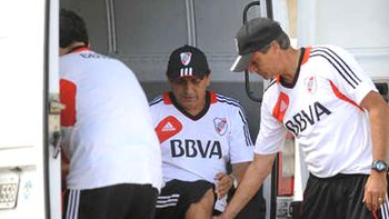 se lesiono ramon diaz en el entrenamiento de river