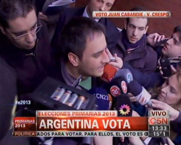 Cabandié le dedicó el voto a sus padres y a Néstor Kirchner