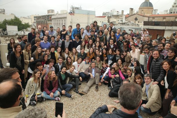 Mauricio Macri compartió este viernes un asado con el equipo de campaña de PRO