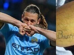 padre orgulloso: demichelis se tatuo los nombres de sus hijos padre orgulloso: demichelis se tatuo los nombres de sus hijos