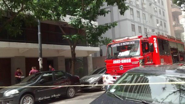 Incendio en un edificio de Palermo: rápida acción de los Bomberos