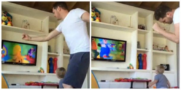 Mirá el divertido baile de Michael Bublé
