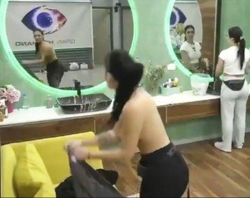 Es viral: Chiara quedó al desnudo frente a las cámaras de GH y encendió las redes
