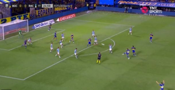 El espectacular golazo de Lucas Blondel para el 1-0 de Boca ante Racing