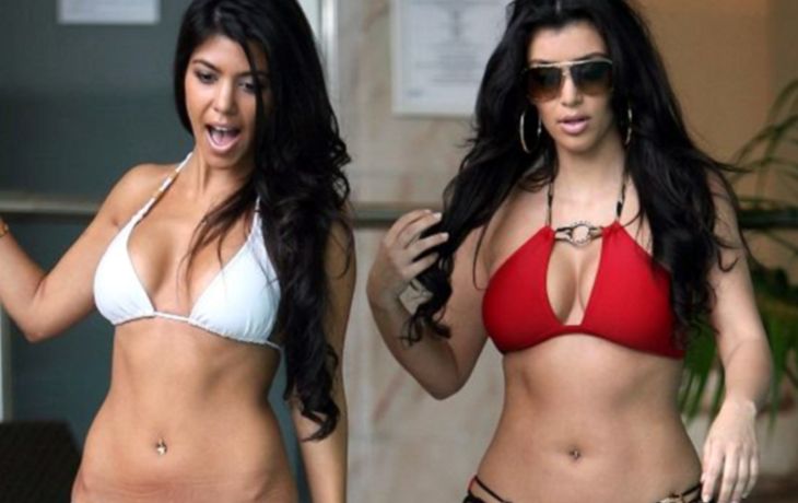 Kim y Kourtney Kardashian