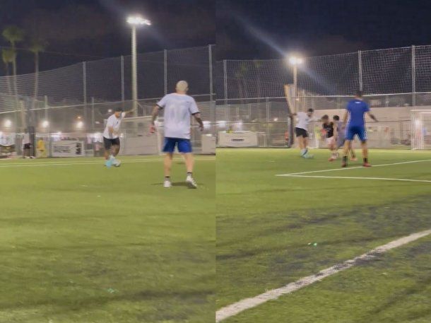 Sigue intacto: el golazo del Kun Agüero en un picado que es viral