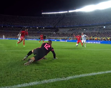 Polémica en el Monumental: ¿era penal para Argentina?