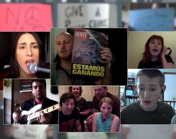 Canción por la paz: gente de todo el mundo se une contra el conflicto en Gaza