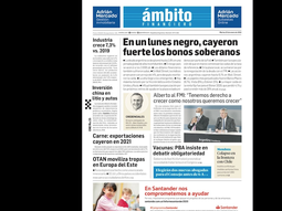 La tapa de Ámbito del martes 25 de enero