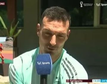 La emoción de Scaloni tras hablar con su ídolo de TC