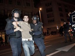 Detenidos indignados españa
