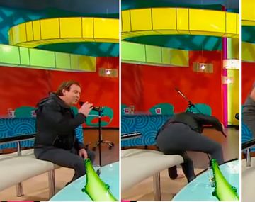 VIDEO: la caída de Dyango mientras cantaba en TV