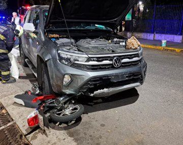 Lunes accidentado en Palermo y Parque Patricios: motociclistas resultaron heridos