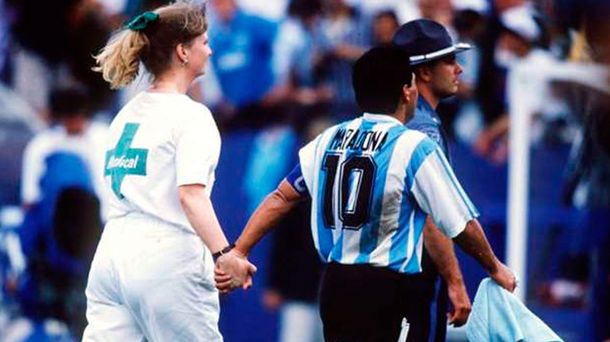 La curiosa frase que le dijo Grondona a Blatter en el antidoping de Maradona