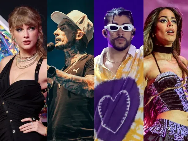 Quiénes fueron los artistas más escuchados a nivel global y local de Spotify en 2023