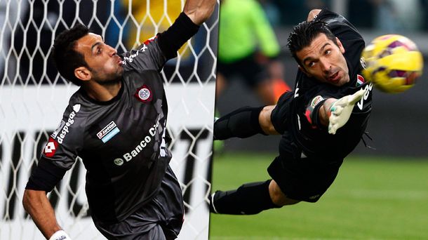 Buffon le mandó un video al arquero de San Lorenzo