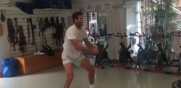 Un fanático: ¿con qué música se motiva Del Potro para entrenar?