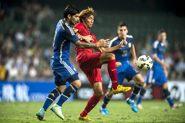 Mirá las fotos de la goleada de Argentina ante Hong Kong