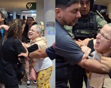 Así fue la violenta agresión de una libertaria a un fotógrafo: Andate