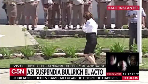 Bullrich suspendió un acto oficial y viaja a Santa Fe