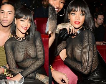 Rihanna mostró demasiado glamour en un boliche de Francia