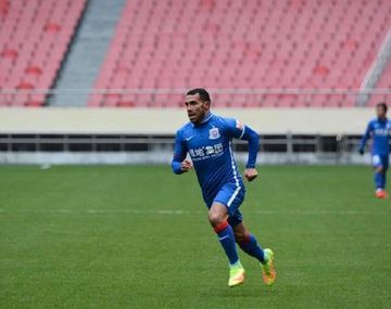 Carlos Tevez en el Shanghai Shenhua