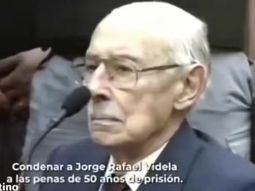 video: asi fue el momento en que condenaron a jorge rafael videla por ultima vez video: asi fue el momento en que condenaron a jorge rafael videla por ultima vez