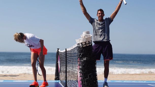 El tandilense se divirtió junto a la canadiense en Acapulco