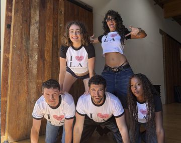 El elenco de I love LA. 