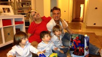 Wanda Nara, Maxi López y sus hijos Wanda Nara, Maxi López y sus hijos