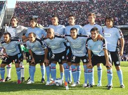 Formación de Belgrano ante River el día de la Promoción