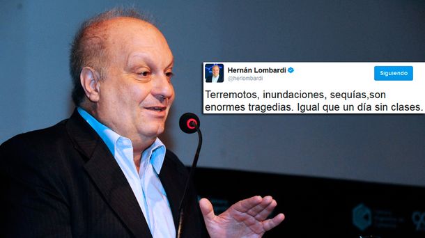 El desafortunado tuit de Hernán Lombardi