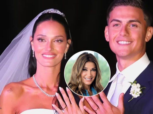 Catherine Fulop reveló la frase que le dijo Paulo Dybala a Oriana Sabatini en su boda