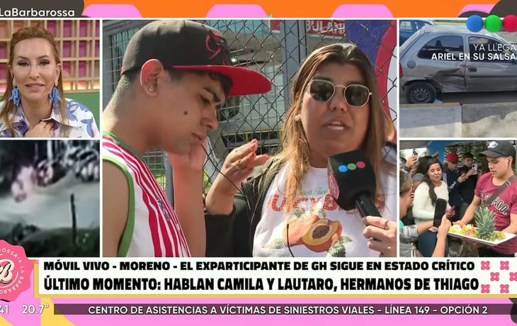 Tenso cruce en vivo: Camilota se quebró tras una pregunta de Analía Franchín y dejó el móvil
