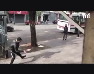 Pelea callejera en Once: uno de los implicados fue atropellado