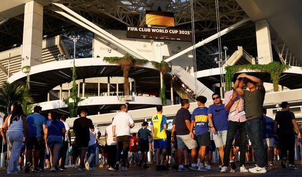 Locura de los hinchas de Boca en la previa del duelo ante Bayern Múnich