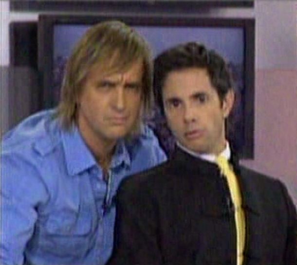 Las caras de modelo de Robertito Funes y Justo Lamas